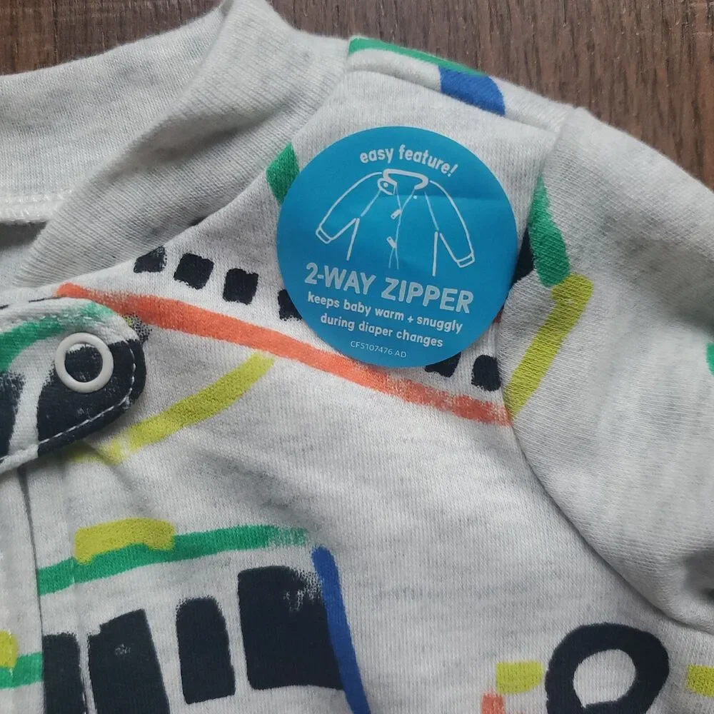 Carter's Zippered Transportation Vehicle Sleeper, 3 months NWT